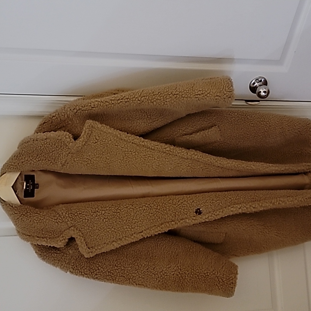 LA Coalition teddy bear coat, sz L/XL, in EUC